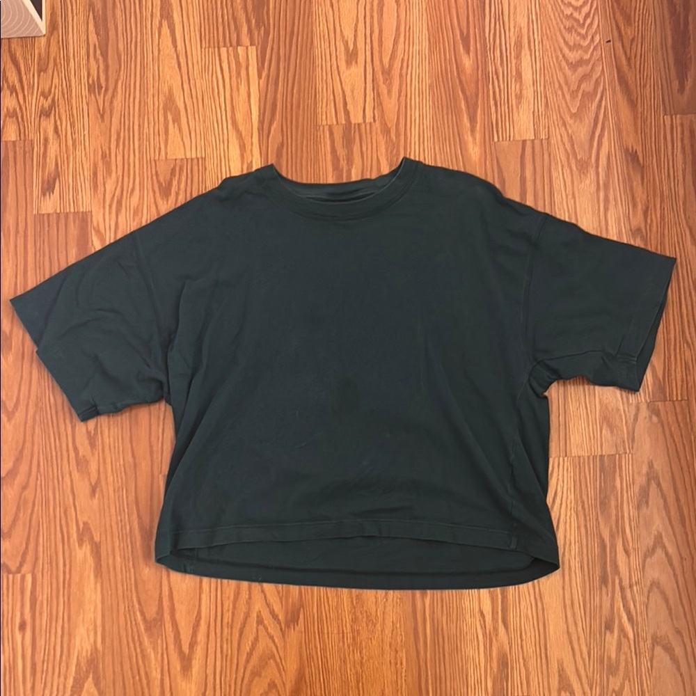 Forest Green Boxy T-Shirt